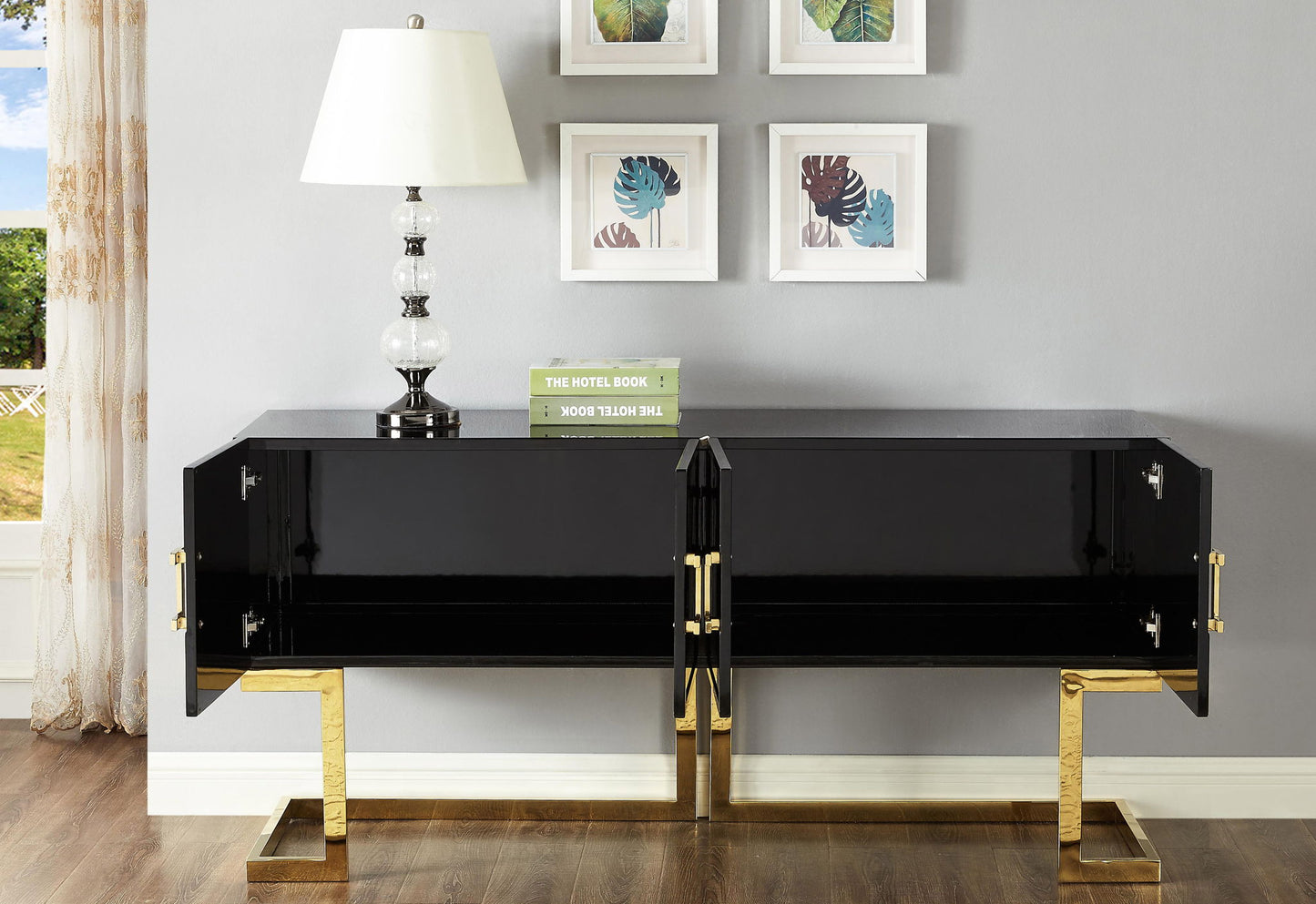 Beth - Sideboard with Gold Legs