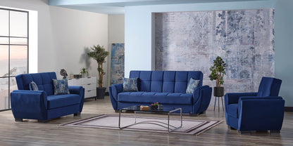 Ottomanson Armada Air - Upholstered Convertible Armchair With Storage - Microfiber