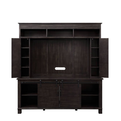 Apison - Entertainment Center Include 91617Fir) - Espresso