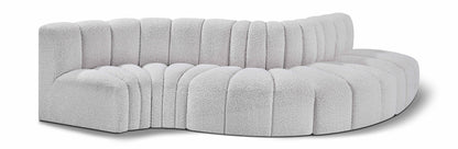 Arc - Boucle Fabric 5 Piece Modular Sofa