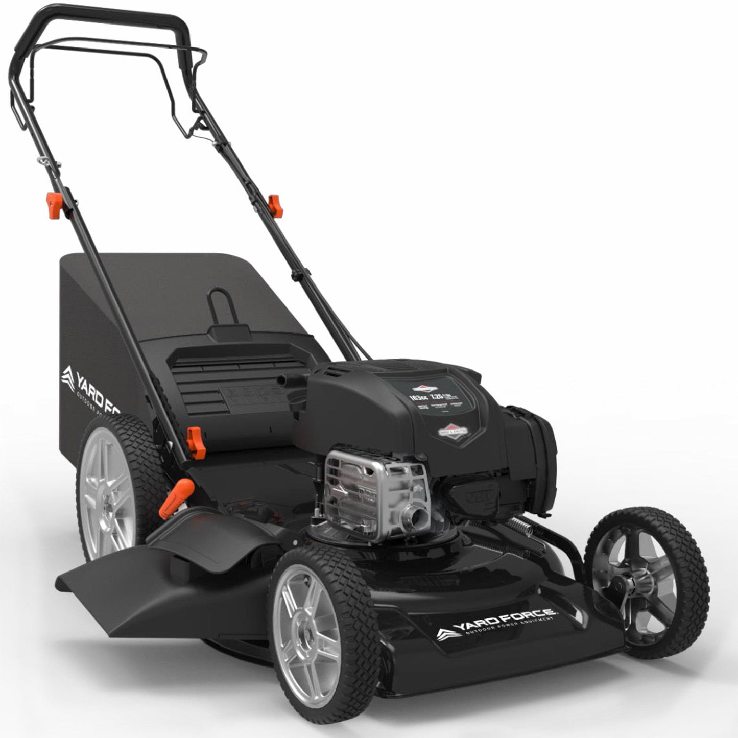 Yard Force - 22" 3-In-1 Self-Propelled Gas Mower - Black