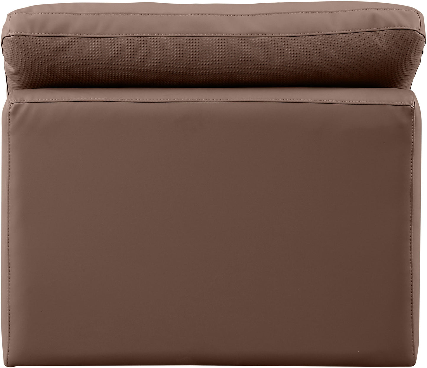 Indulge - Faux Leather Armless Chair