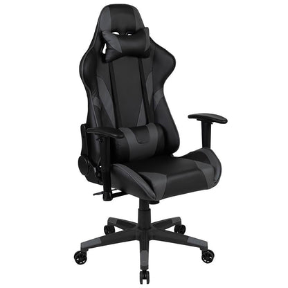 Flash Furniture - 2 Piece X20 Premium Gaming Chair With XL Gaming Desk Set - Black / Gray
