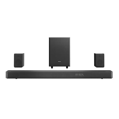 Hisense - 5.1.2 Channel 560W Soundbar, Dolby Atmos - Black