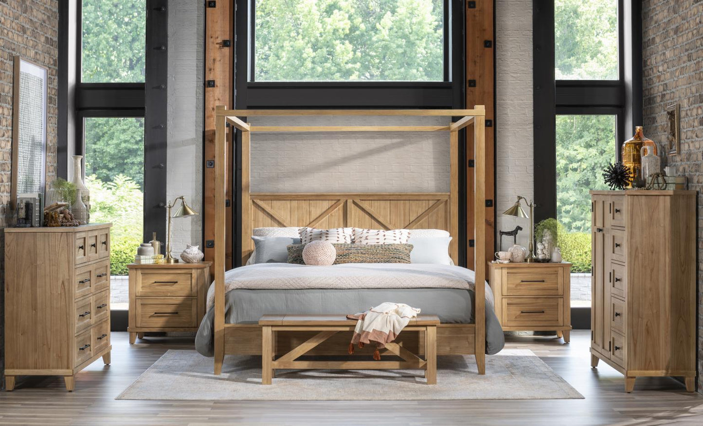 XXX's And OOO's - Complete Canopy Bed
