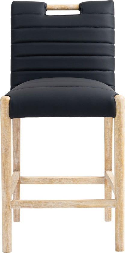 Aimee - Counter Stool - Light Brown Legs