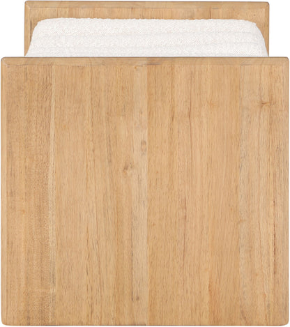 Waverly - Bench With Natural Frame