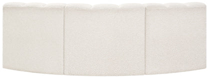 Arc - Boucle Fabric 3 Piece Modular Corner Sofa