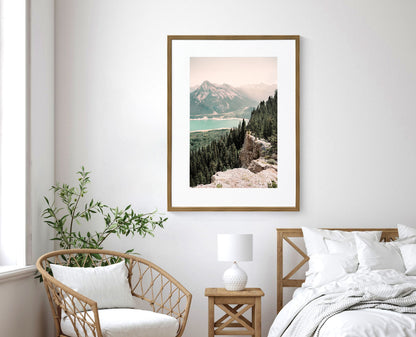 Pinebound Light I - 24 X 32 - Framed Print Under Glass - Green