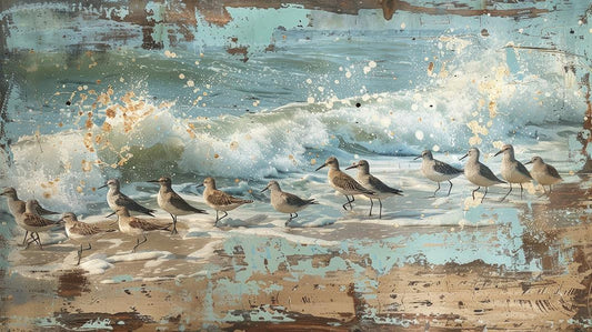 Mess On The Beach - Light Blue