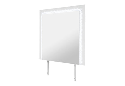Naomi - Mirror With LED - Silver