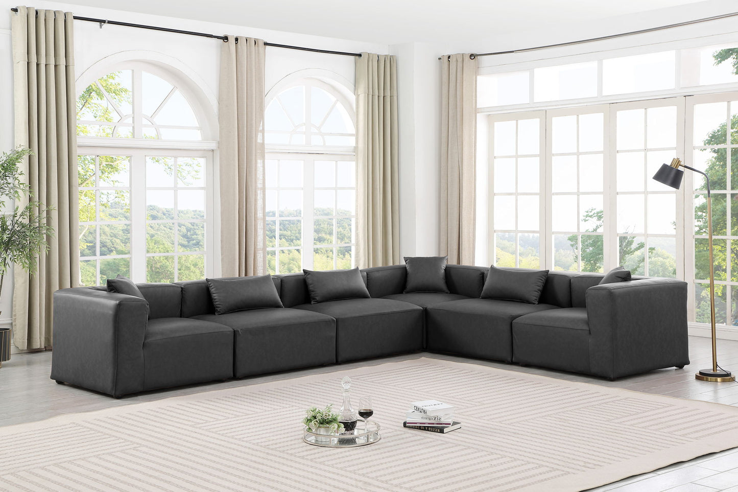 Cube - 6 Piece Modular Corner Sectional
