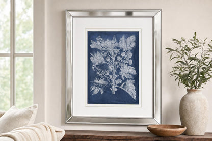 Besler Leaves in Indigo II By Vision Studio - Blue
