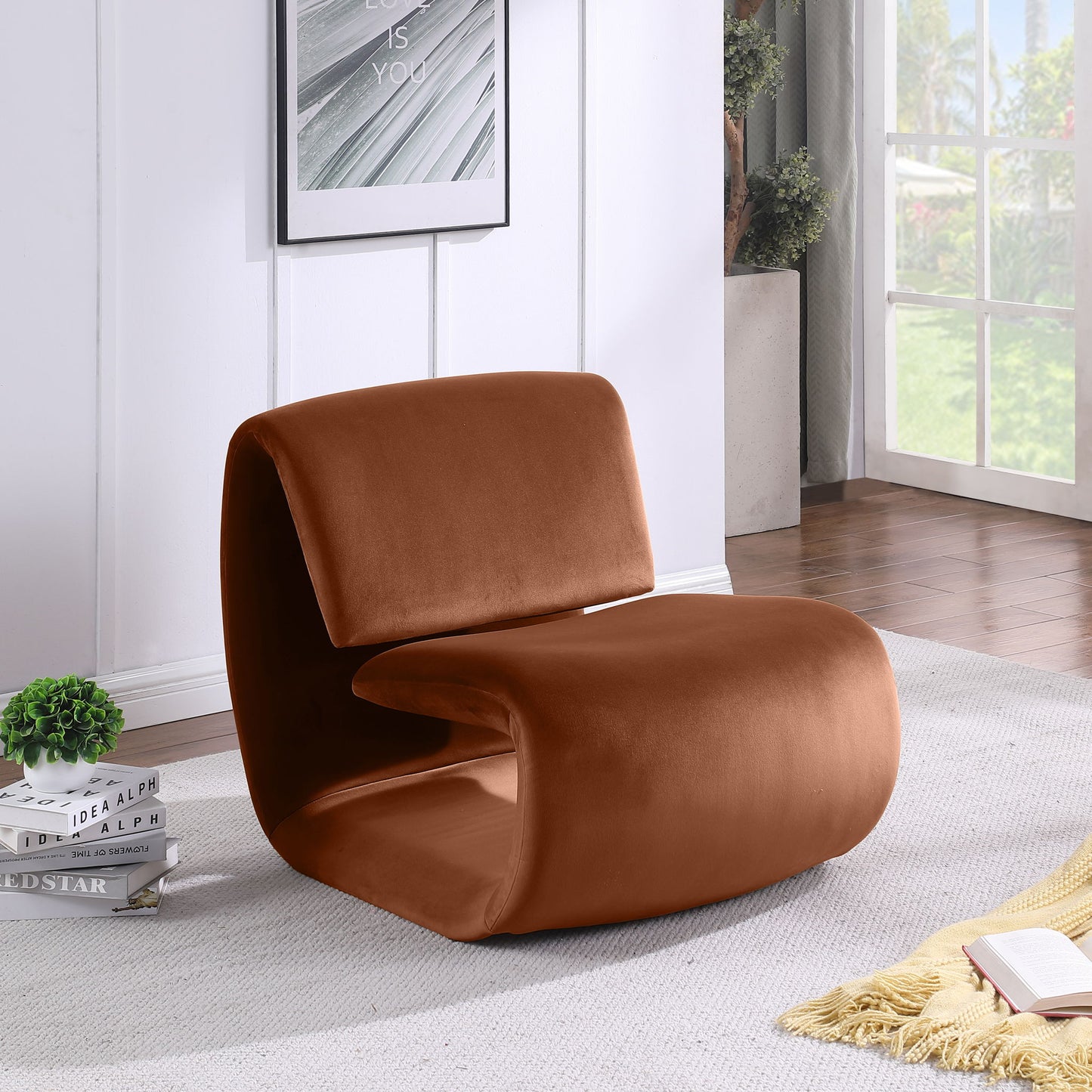 Nouveau - Velvet Accent Chair