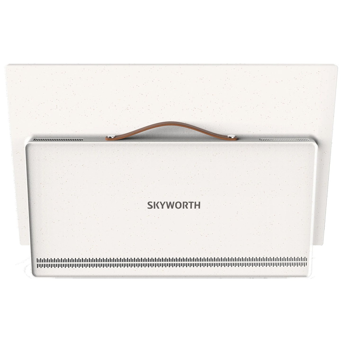 Skyworth - 24" Portable AC/DC TV, Google TV Smart, 1080P - White
