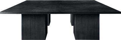 Belinda - Mid-Century Modern Modular Dining Table - Black