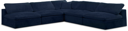 Cozy - 5 Piece Modular Corner Armless Sectional