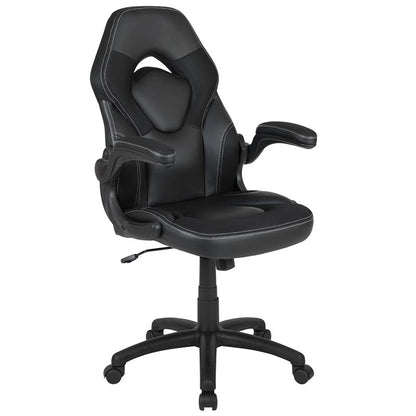 Flash Furniture - 2 Piece Racing Style Gaming Chair And Extra Large Desk Set - Black