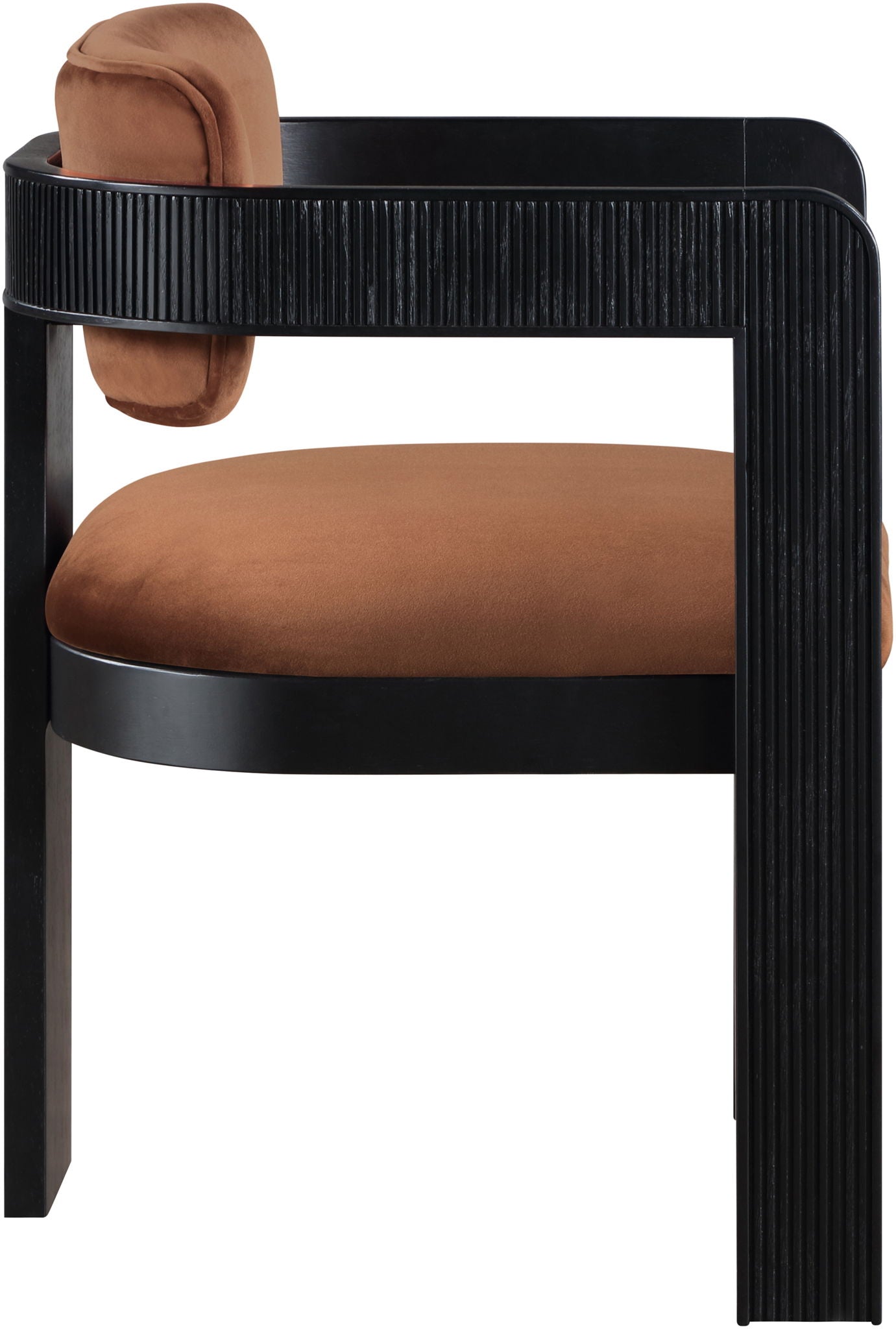 Sacha - Velvet Dining Chair With Black Base (Set of 2)