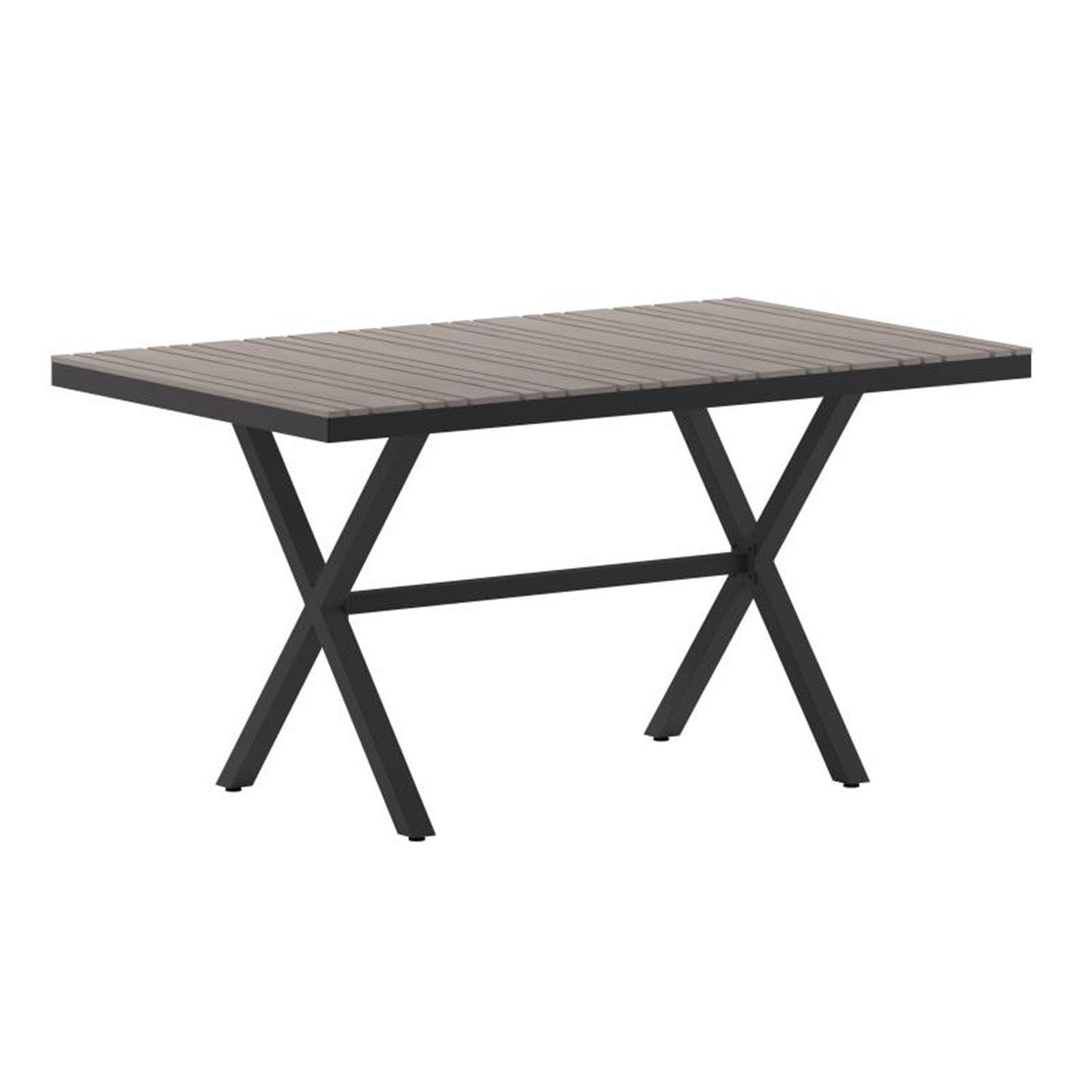 Flash Furniture - X Frame Patio Table - Gray