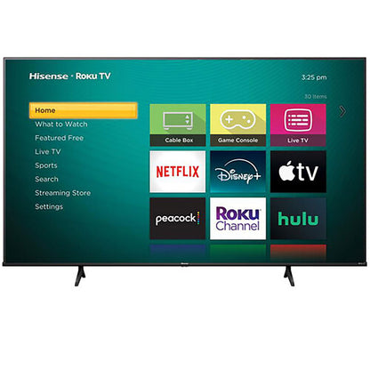 Hisense - 85" A6 Series 4K UHD Roku TV - Black