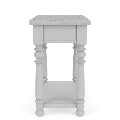 Winston - Chairside Table - Aged Cotton