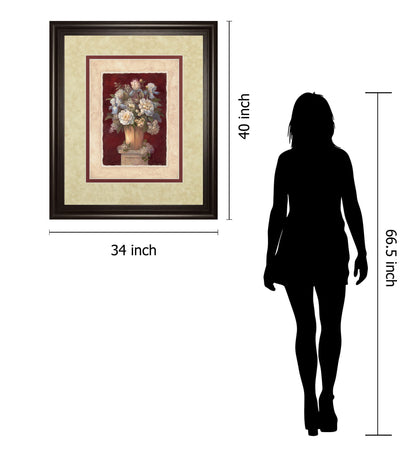 Traditional Il By Vivian Flasch - Framed Print Wall Art - Beige