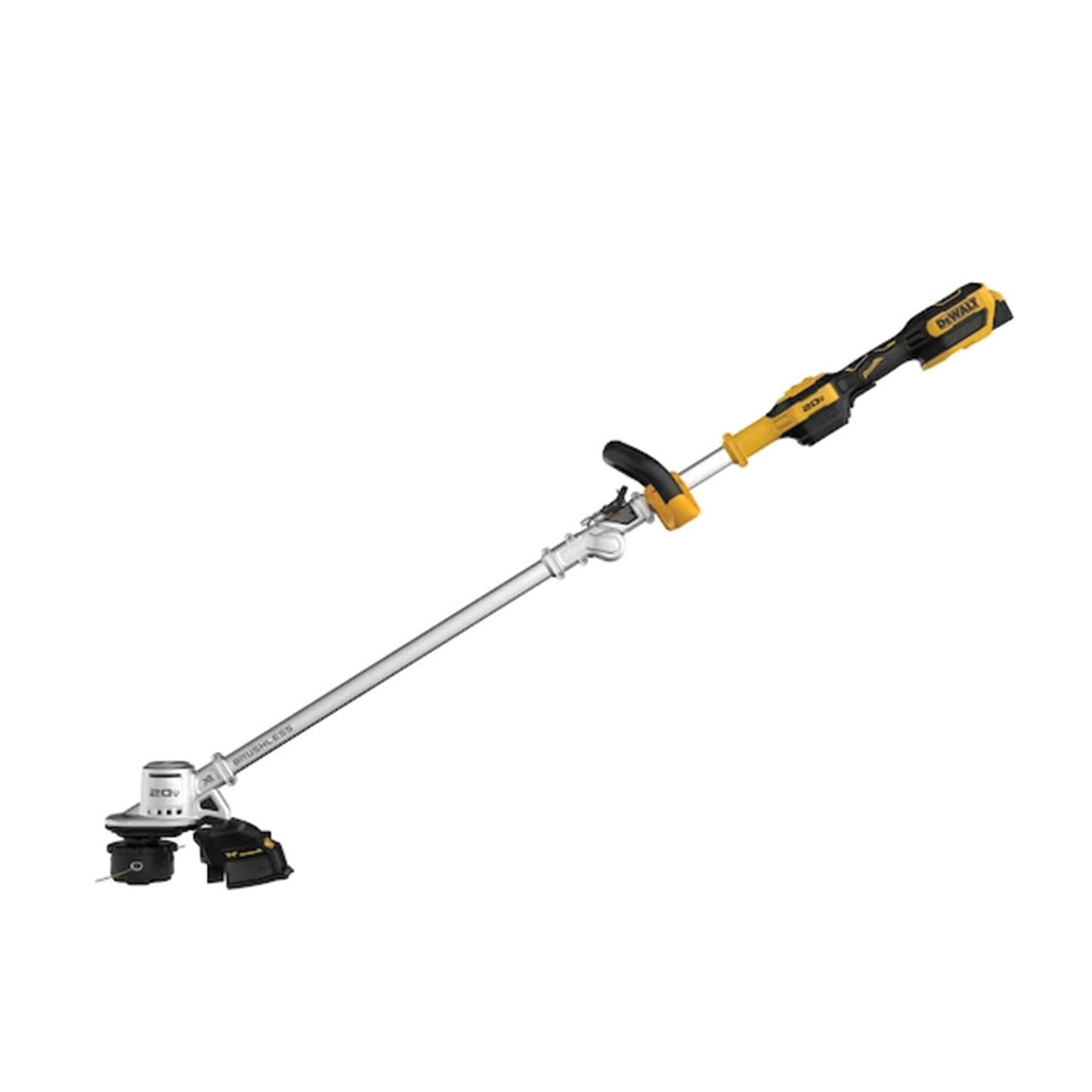 Dewalt - 20V Brushless Cordless Battery Powered String Trimmer Kit - Yellow