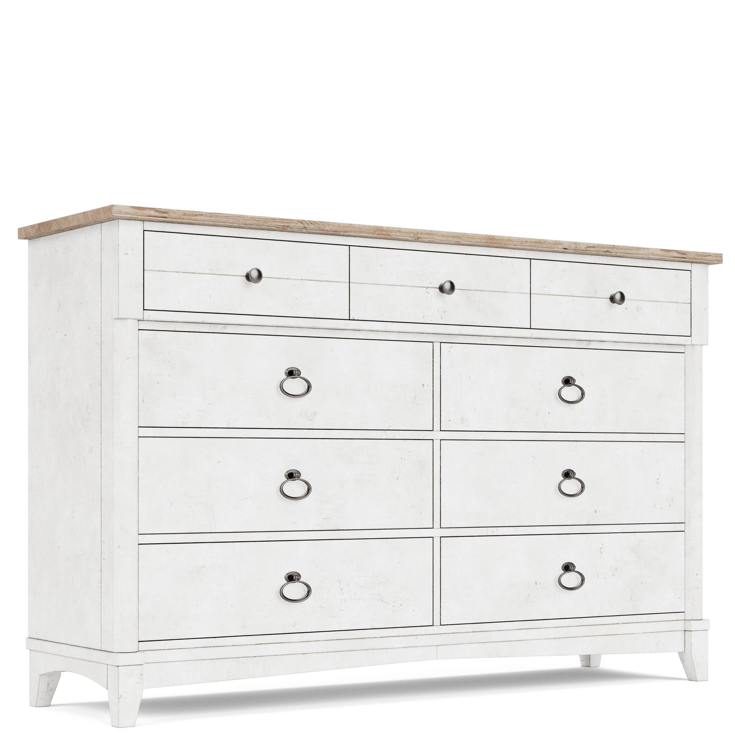 Maddox - Nine Drawer Dresser - White