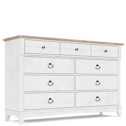 Maddox - Nine Drawer Dresser - White