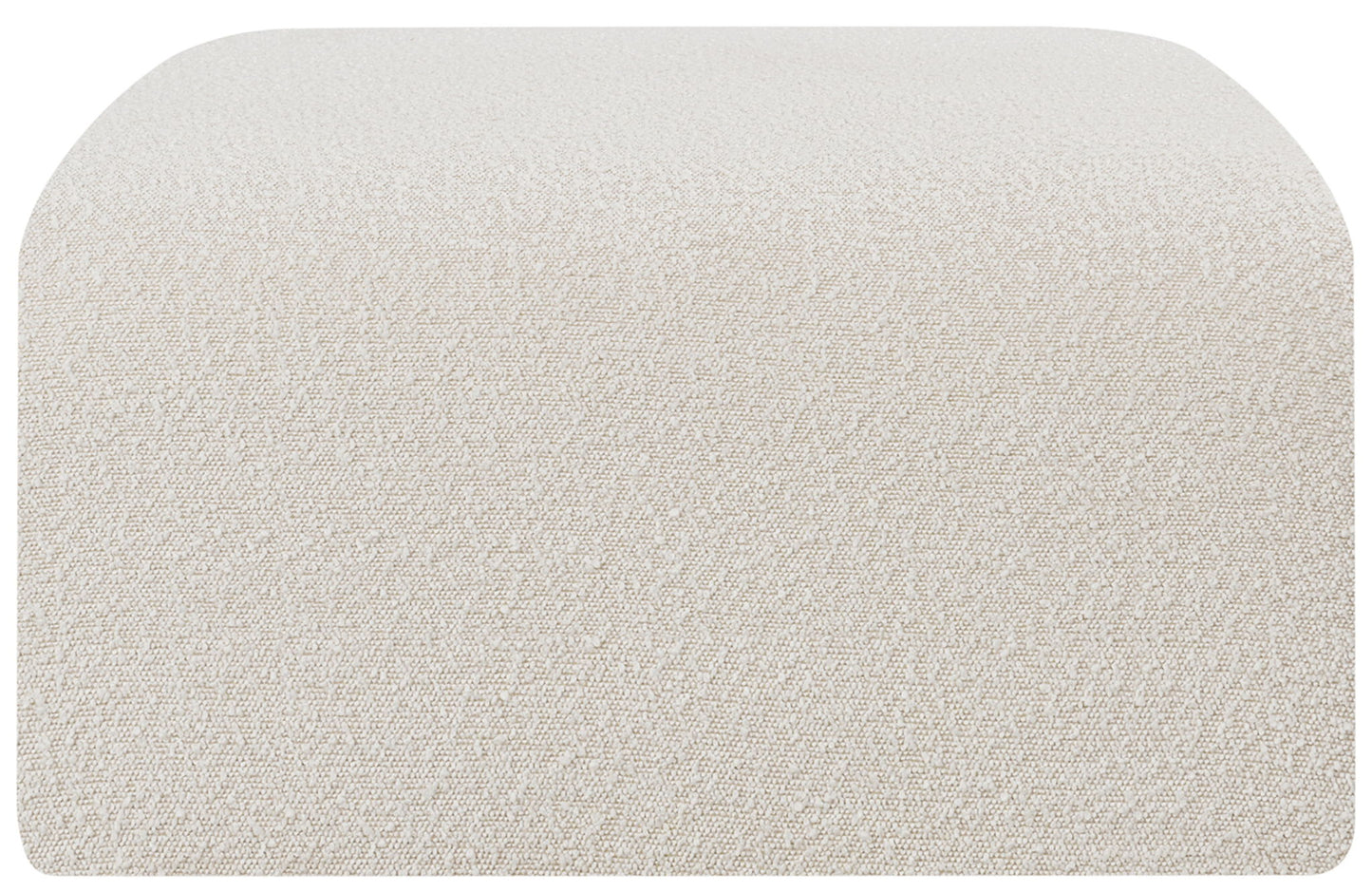 Arc - Boucle Fabric Ottoman