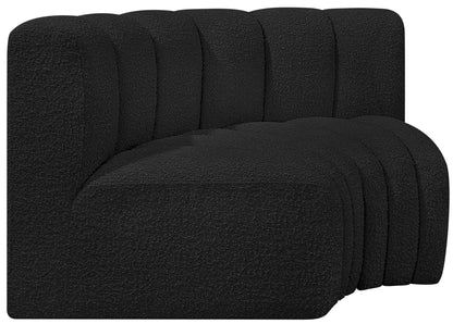 Arc - Boucle Fabric 2 Piece Modular Sofa