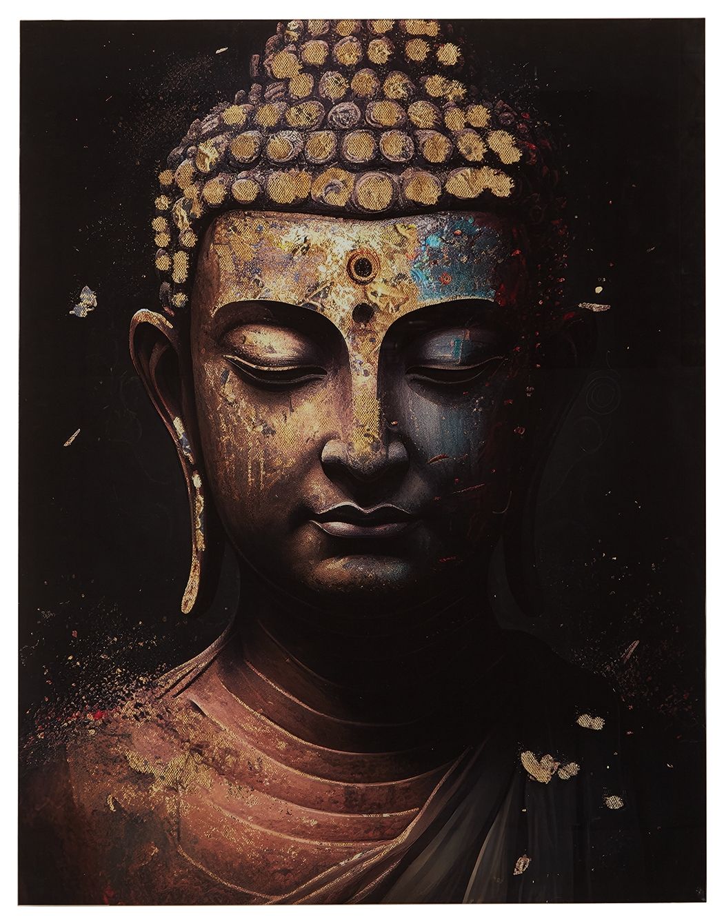 Caymoore - Wall Art - Black / Gold Finish