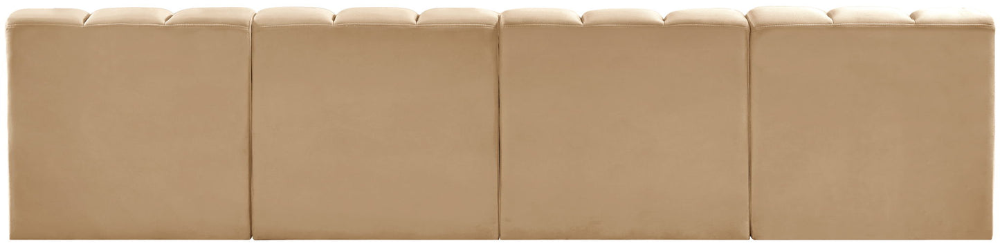 Arc - Velvet 4 Seats Modular Sofa