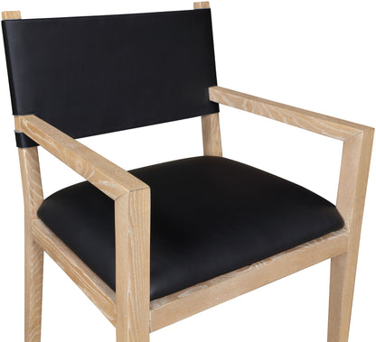 Avon - Vegan Leather Dining Arm Chair