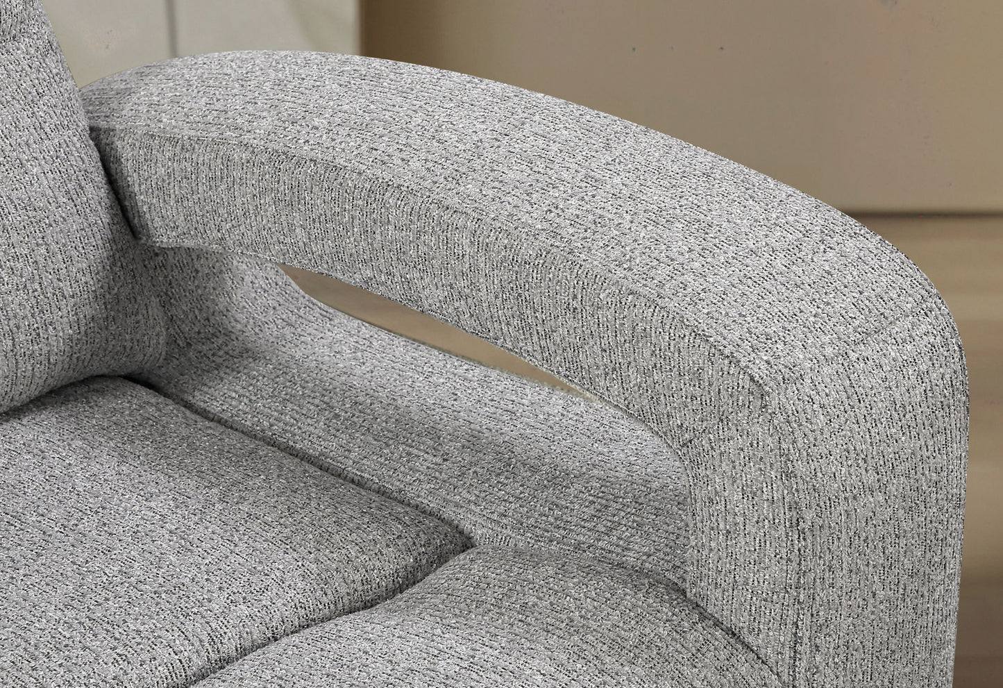U6611 - Power Console Reclining Loveseat With LED - Dark Gray