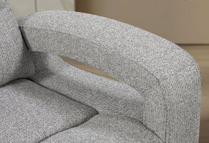 U6611 - Power Recliner With LED - Dark Gray