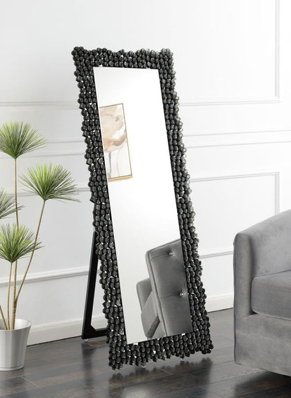 Mckay - Acrylic Frame Standing Mirror - Smokey Gray