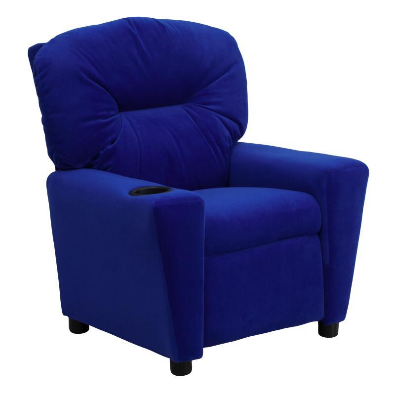 Flash Furniture - Kid's Microfiber Recliner - Blue