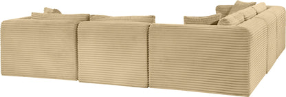 Shaggy - 5 Piece Modular Corner Sectional