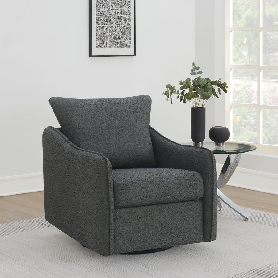 Madia - Upholstered Sloped Arm Swivel Glider Chair