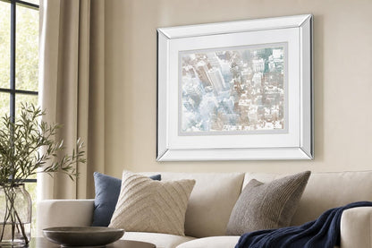 Empire View I Mirror Framed By DanMeneely - Silver