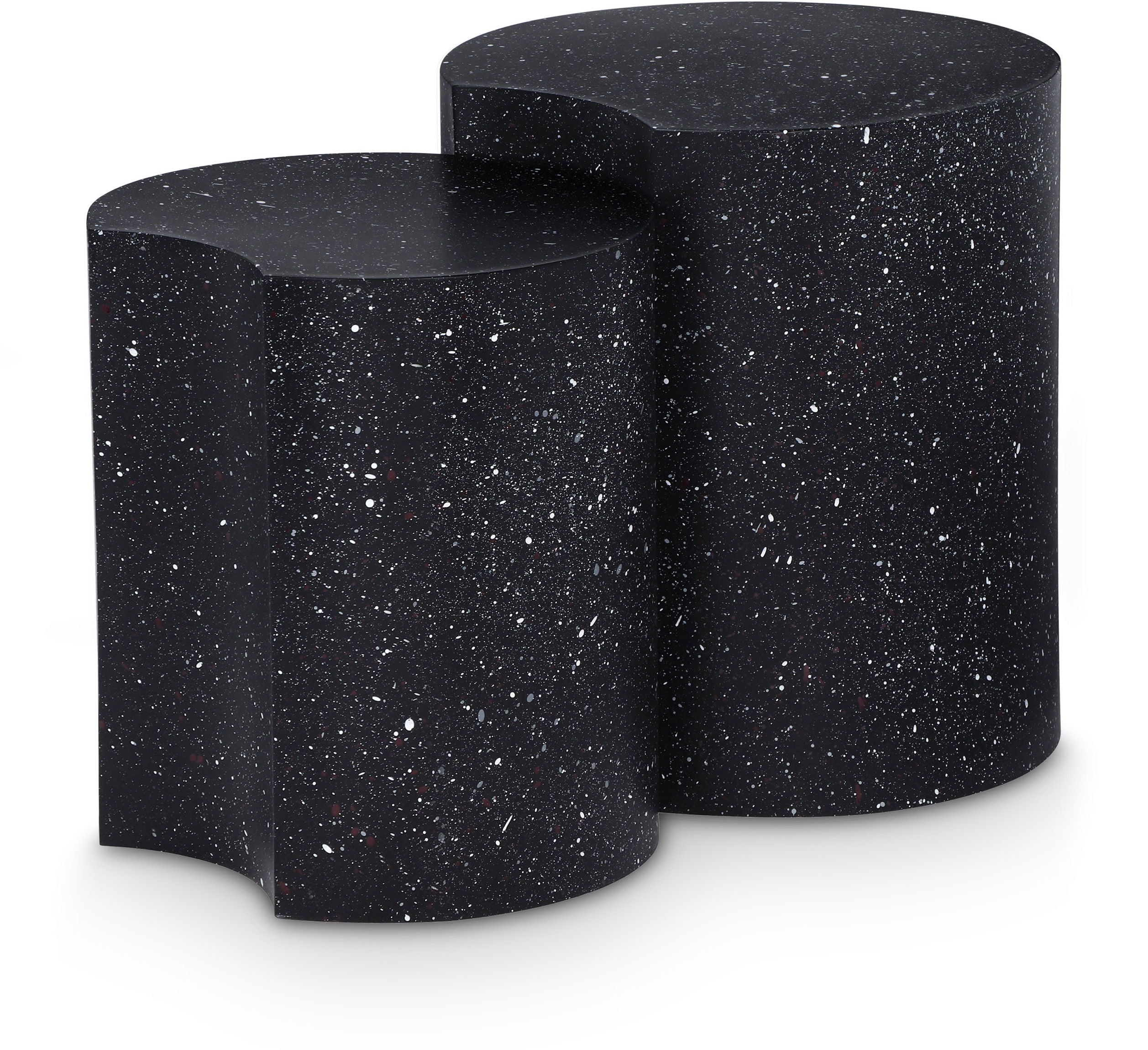 Dimple - Modular End Table - Terazzo Finish – Leonardo Furniture