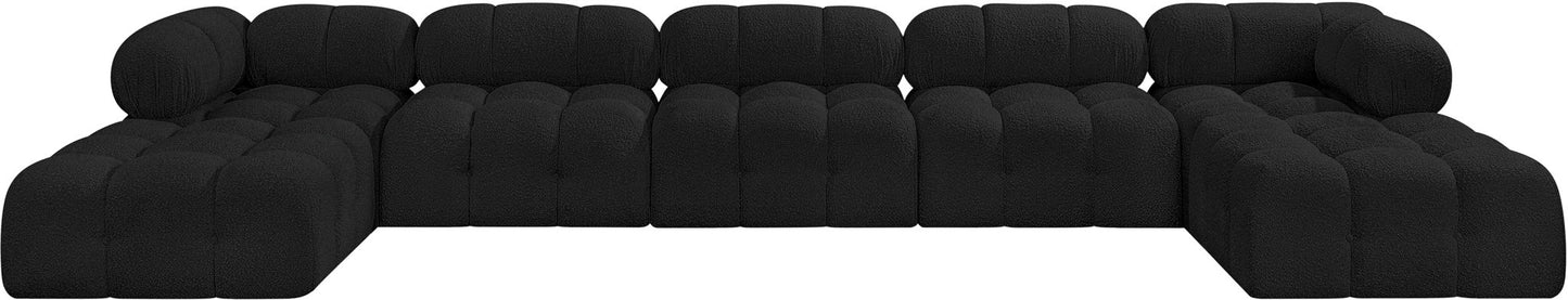 Ames - 7 Piece Fabric Modular U-Shaped Sectional