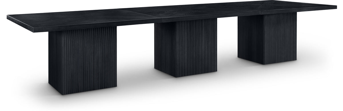 Modula Dining Table Belinda - Wood Mid-Century Modern Modular Dining Table - Black ...
