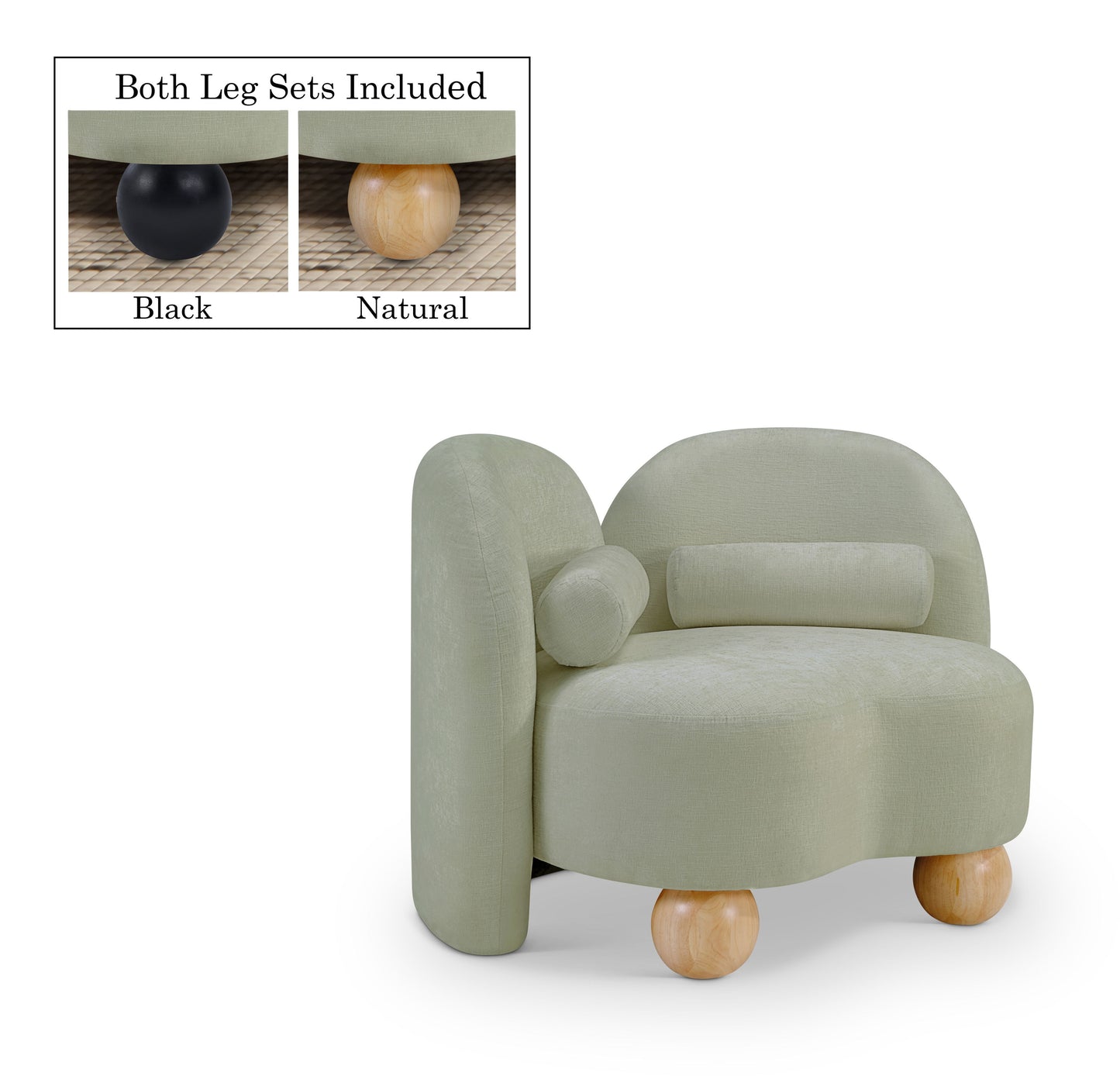Daphne - Chenille Chair