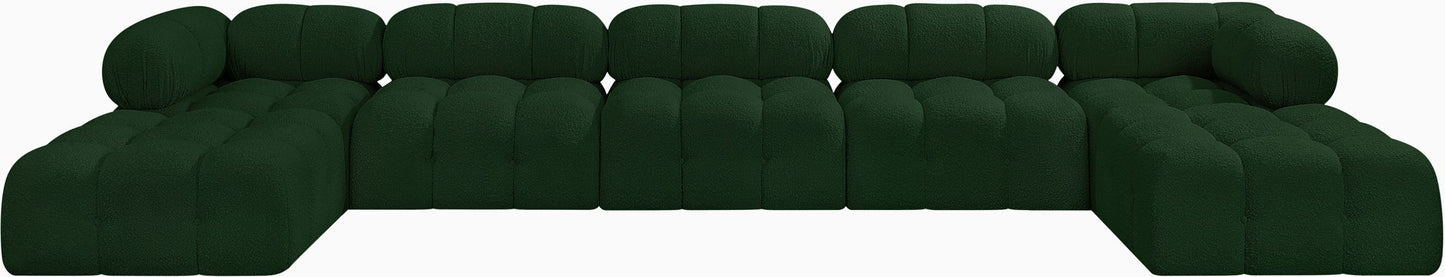 Ames - 7 Piece Fabric Modular U-Shaped Sectional