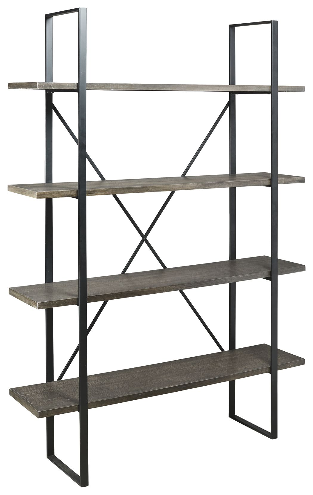 Gilesgrove - Bookcase - Black / Gray