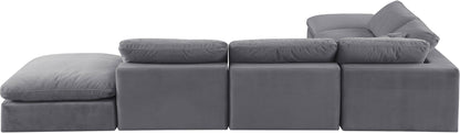Comfy - 6 Piece Velvet Modular Sectional