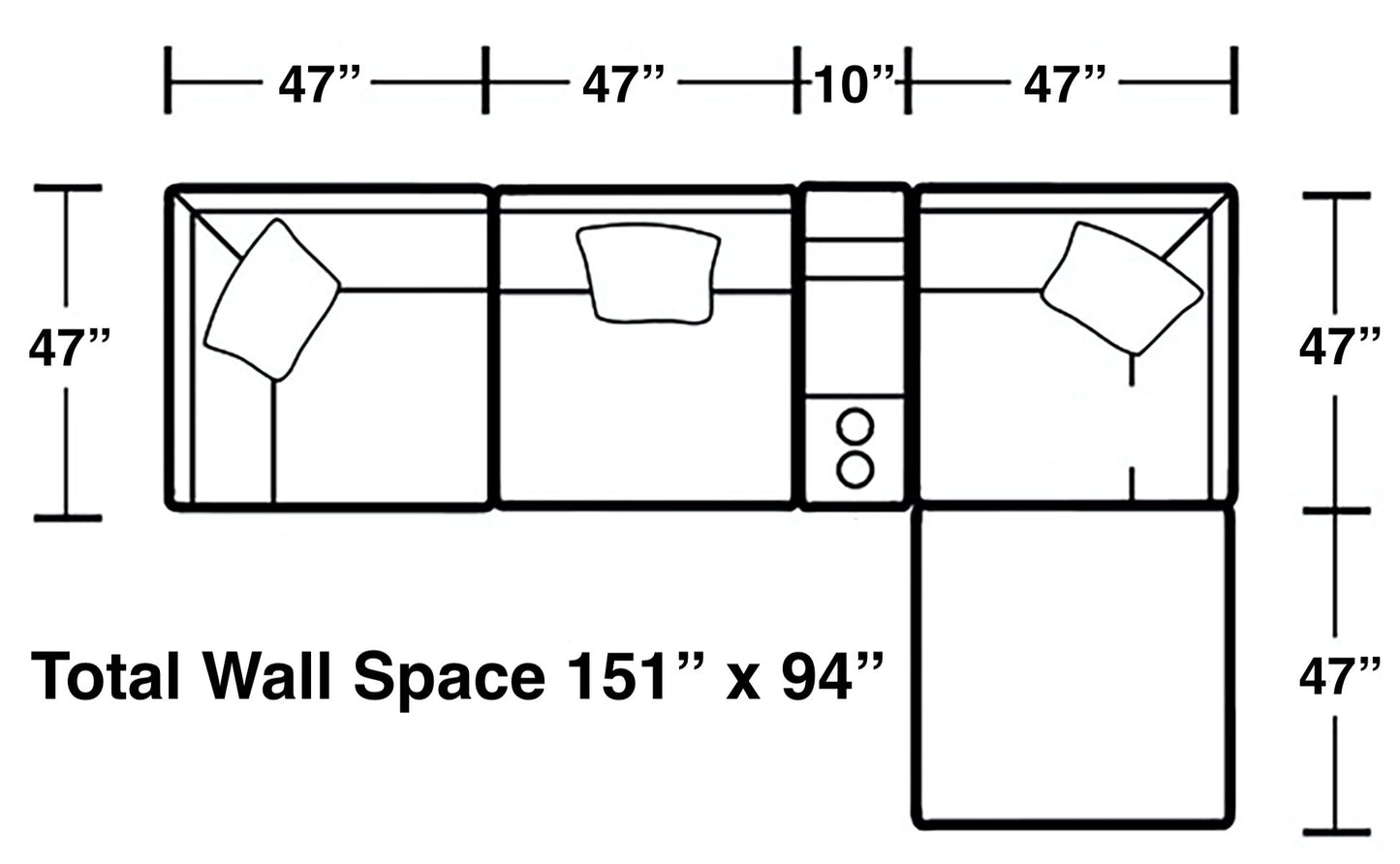 Posh - Modular Sectional And Ottoman